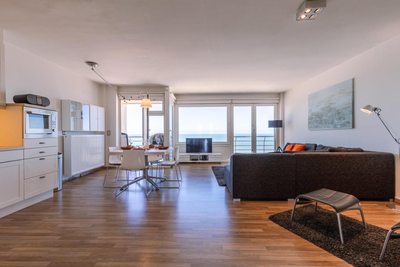 Excellent Southern Furnished Apartment With Beautiful Sea View Nieuwpoort Exterior foto